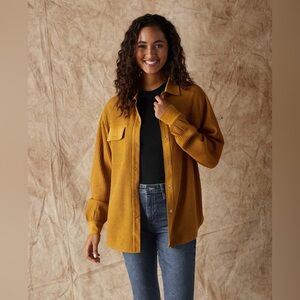 NWT THE NORMAL BRAND HONEYCOMB OVERSHIRT MSRP $96